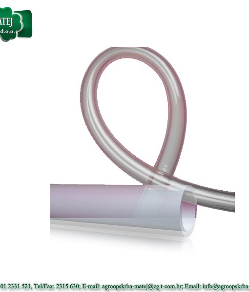 Crijevo fleksibilno PVC prozirno 1